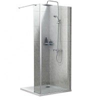 Wholesale Custom Tempered Glass Wall Mounted Shower Bath Straight Enclosed Shower Rooms